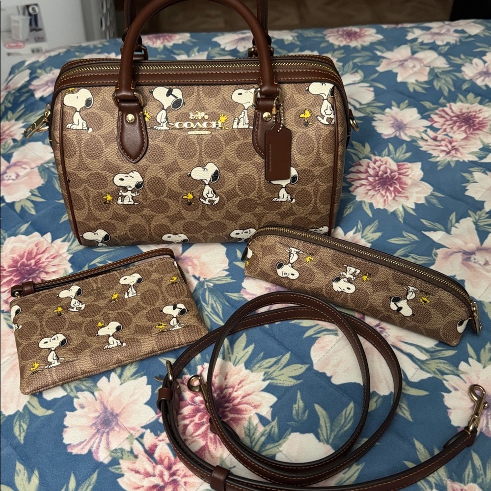 NWT - Coach - Snoopy Set